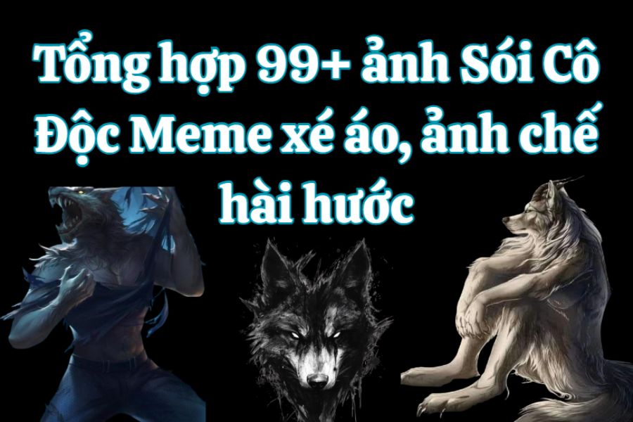 Tổng hợp 99+ ảnh Sói Cô Độc Meme xé áo, ảnh chế hài hước