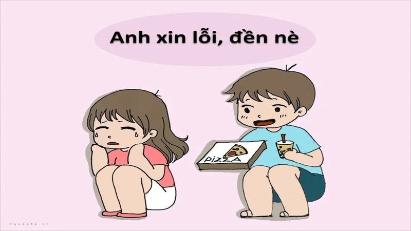 meme xin lỗi