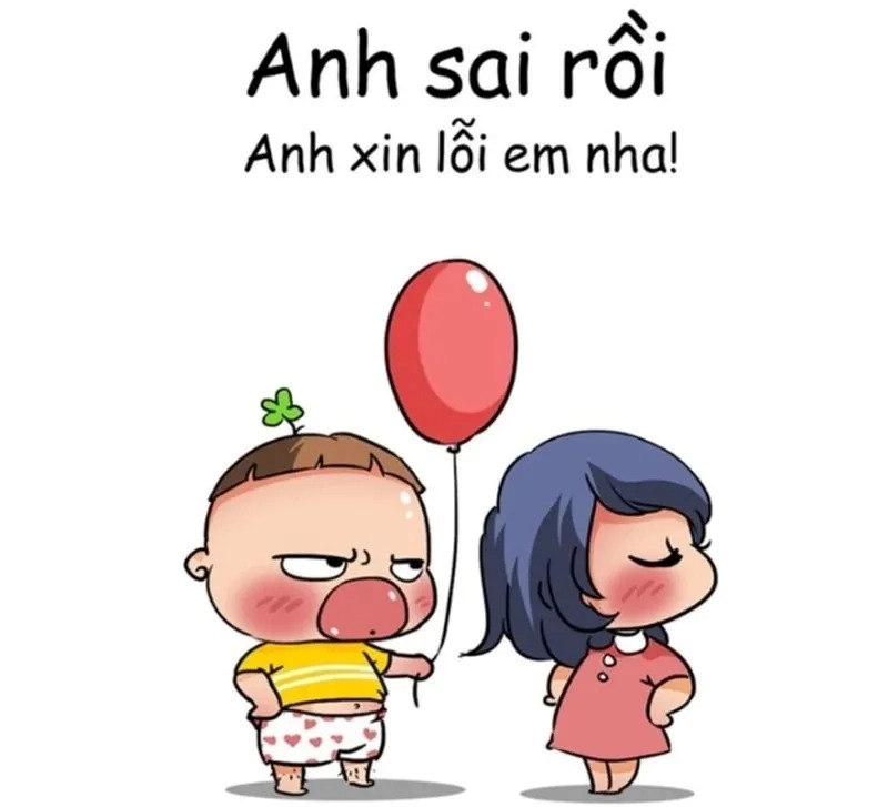meme xin lỗi