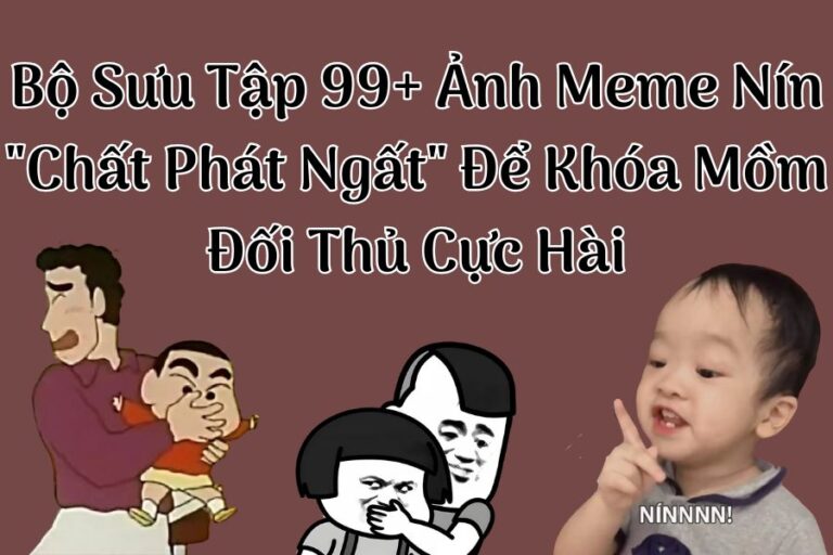 Bộ Sưu Tập 99+ Ảnh Meme Nín “Chất Phát Ngất” Để Khóa Mồm Đối Thủ Cực Hài