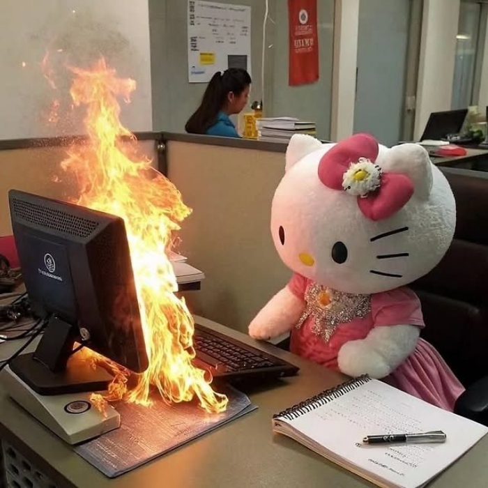 Hello Kitty meme