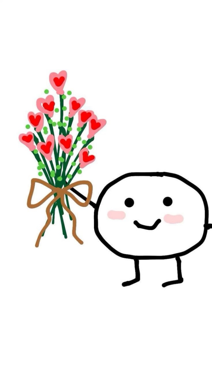 meme tặng hoa