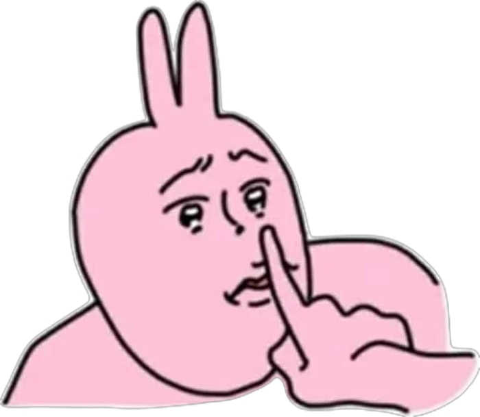 meme thỏ hồng