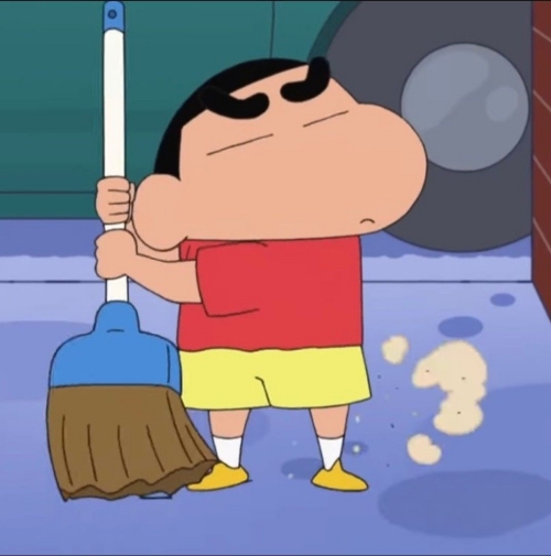 meme shin cậu bé bút chì