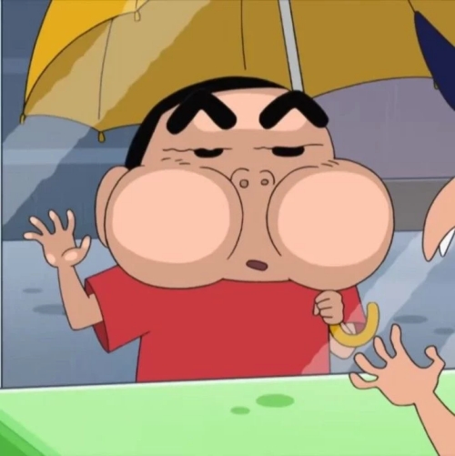 meme shin cậu bé bút chì