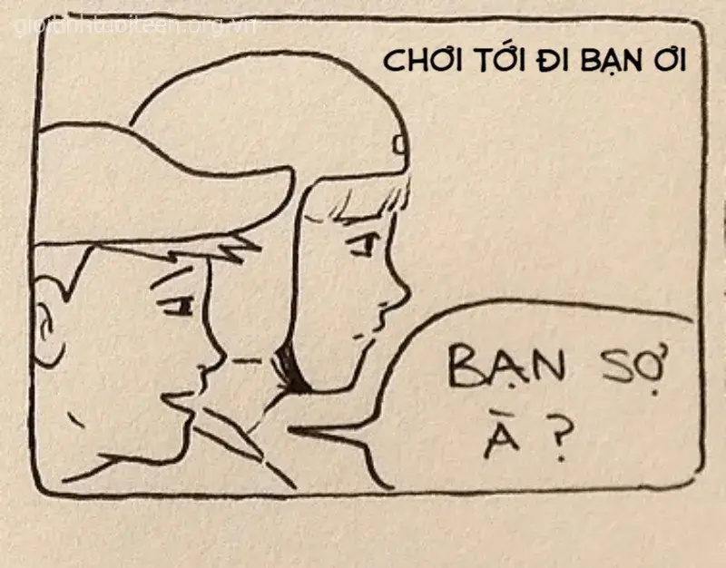 meme bạn sợ à