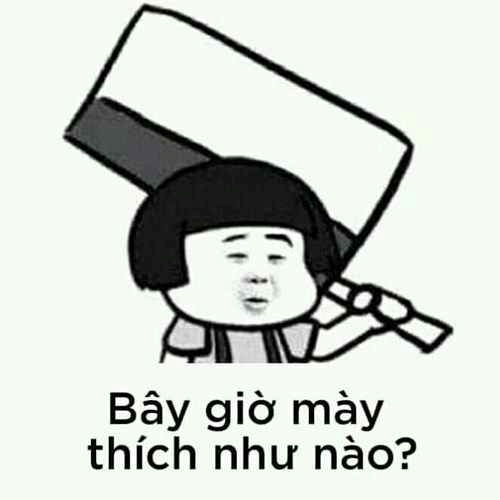 meme cầm dao
