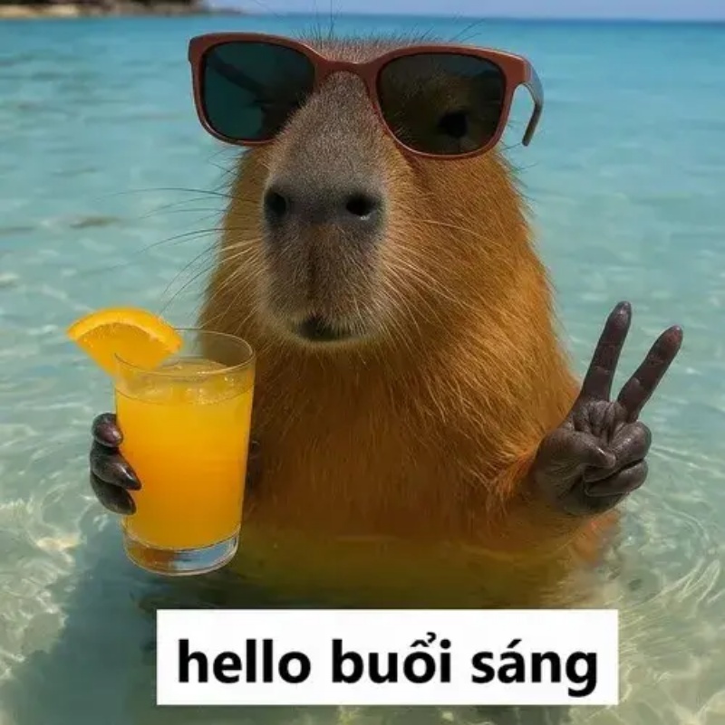 Meme chào buổi sáng