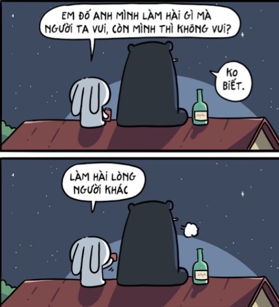 Meme thỏ 7 màu