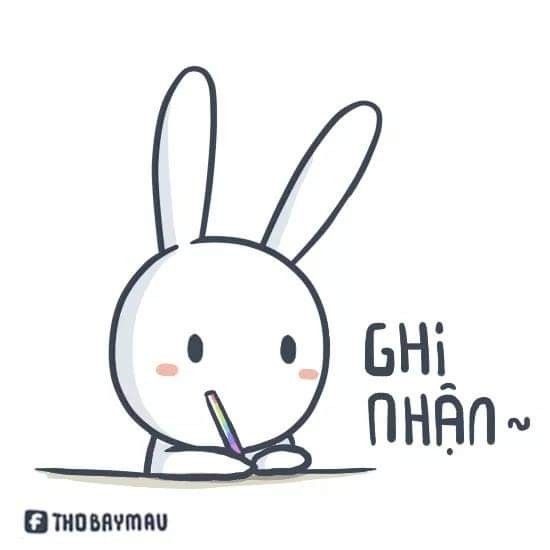 Meme thỏ 7 màu