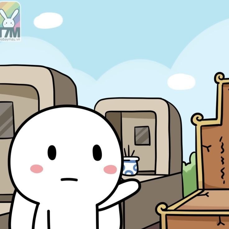 Meme thỏ 7 màu
