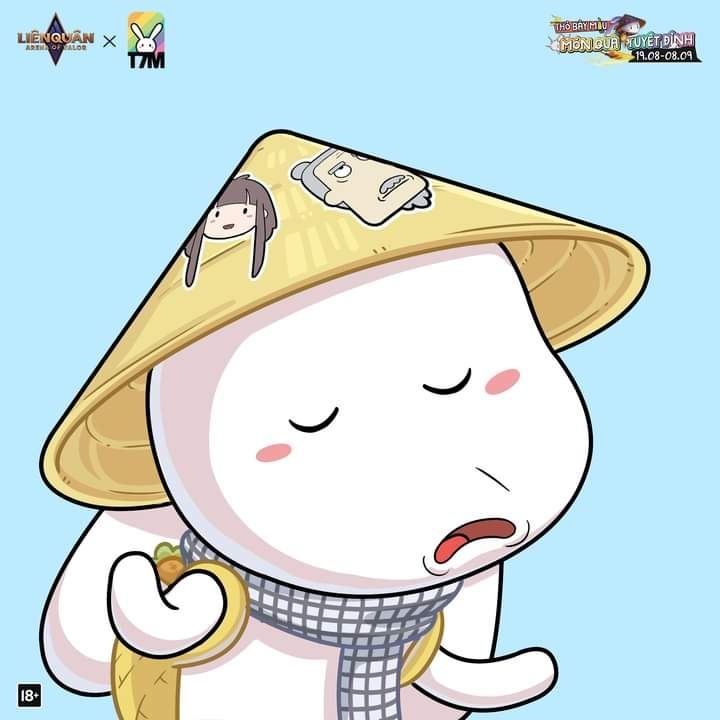 Meme thỏ 7 màu