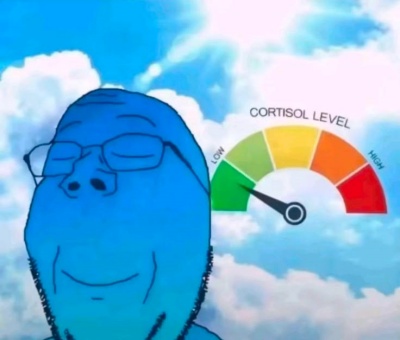 low cortisol meme