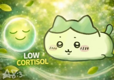 low cortisol meme