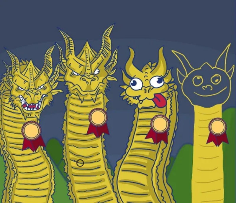 Meme 3 Con Rồng
